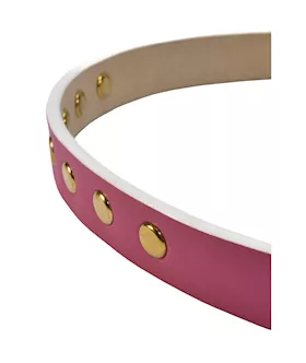 Leather 13 Naughty Barbie Luxury Riveted Collar