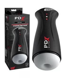 PDX Elite Fap Gasm Frosted Clear