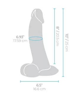 B Vibe Slipskin Curvy Realistic Dildo