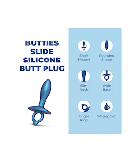 B Vibe Butties Slide Silicone Butt Plug