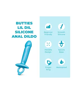 B Vibe Butties Lil Dil Silicone Anal Dildo