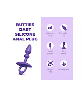 B Vibe Butties Dart Silicone Anal Plug
