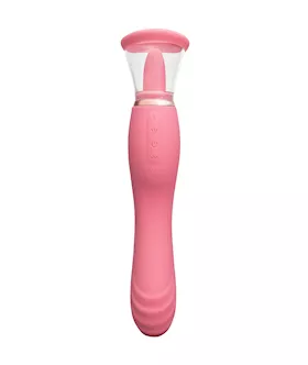Le Wand Lick 3-in-1 Rechargeable Double-ended Vibrator 