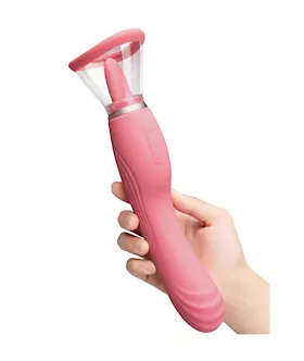 Le Wand Lick 3-in-1 Rechargeable Double-ended Vibrator 