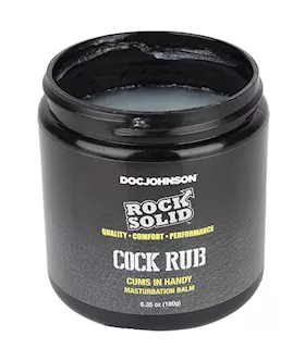 Rock Solid Cock Rub Masturbation Balm