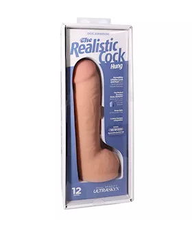 The Realistic Cock Ultraskyn - 12 Inch With Balls