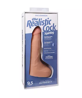 The Realistic Cock Ultraskyn - Squirting 9.5 Inch With Balls