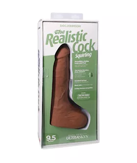 The Realistic Cock Ultraskyn - Squirting 9.5 Inch With Balls