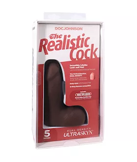 The Realistic Cock Ultraskyn - 5 Inch With Balls