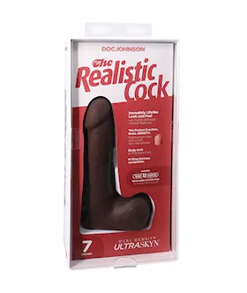 The Realistic Cock Ultraskyn - 7 Inch With Balls