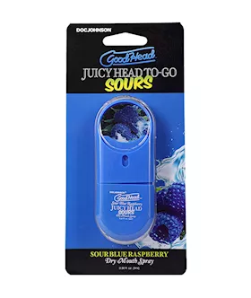 Goodhead Juicy Head Spray To-go - Sour Blue Raspberry