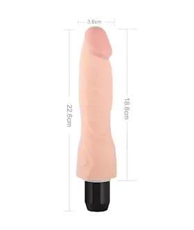 Master Extreme Soft Realistic Dildo Vibrator