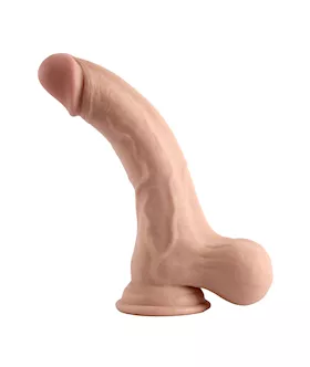 Adept Sliding Skin Dual Layer Dildo