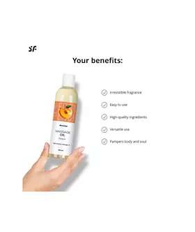 Satisfyer Massage Oil Peach 250ml