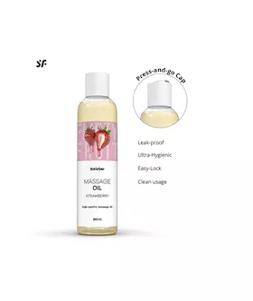 Satisfyer Massage Oil Strawberry 250ml