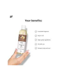 Satisfyer Massage Oil Vanilla 250ml