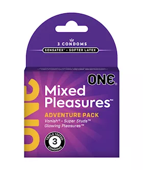 ONE Mixed Pleasures Condoms 3pk