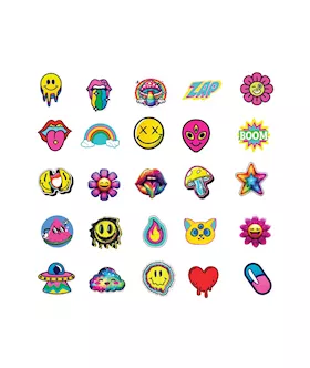 Weird and Wacky Hydrocolloid Acne Pimple Stickers SpotStix 25pk