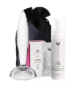 Satisfyer Sparkling Crystal Glass Dildo  Essentials Bundle