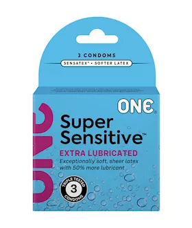 ONE Super Sensitive Condoms 3pk