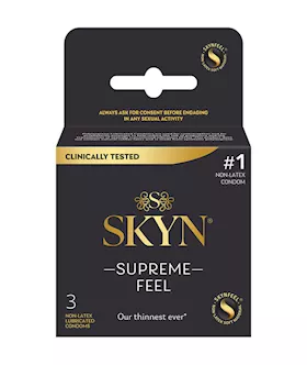 Skyn Supreme Feel NonLatex Condoms 3pk