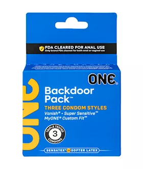 ONE Backdoor Condoms 3pk