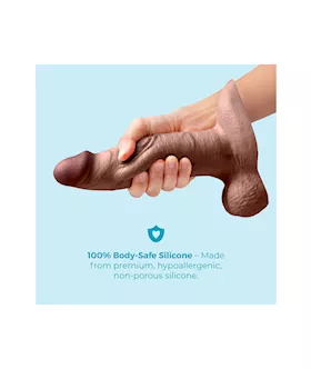 Slipskin Realistic Silicone Dildo 8 Inch