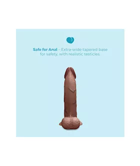 Slipskin Realistic Curved Silicone Dildo 10 Inch