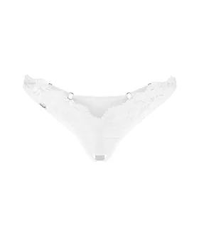 Arrowel White Crotchless Thong