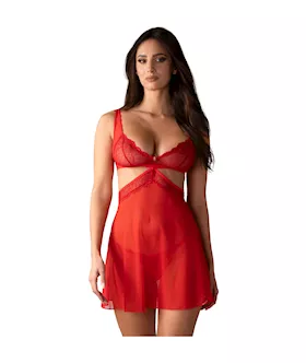 Cupide Desir Babydoll And Thong