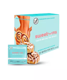 Sweetums Cinnamon Bun Flavoured Wipes