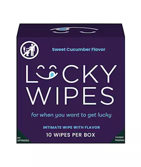 Sweet Cucumber Flavoured Lucky Wipes For Men