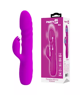 Party Up Bob Thrusting Rabbit Vibrator