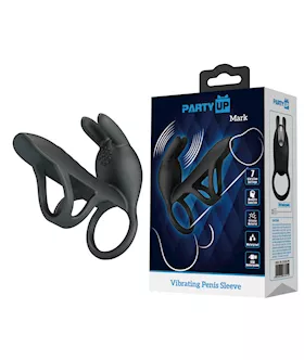Party Up Mark Vibrating Cock Sleeve