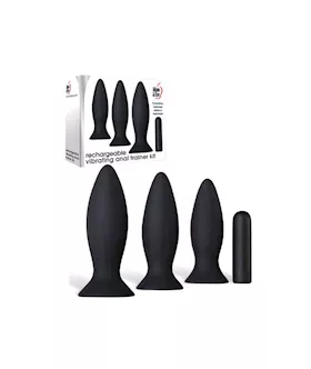 Adam  Eve Rechargeable Vibrating Anal Trainer Kit