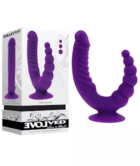 Evolved The Rider Double Ended Vibrator with Wireless Remote