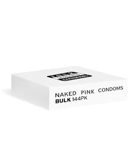 Four Seasons Naked Pink Condoms Bulk Box 144pcs