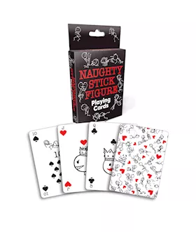 Naughty Stick Figure Playing Cards