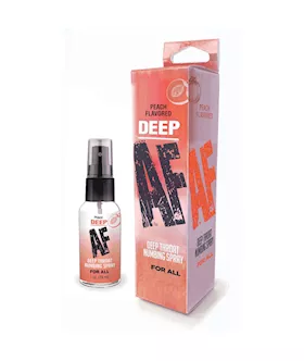 Deep Af Peach Peach Flavoured Deep Throat Spray