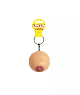 Squishy Boob Super Fun Key Chain