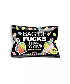 Bag Of Fucks I Have To Give Fruit Flavoured Lollies