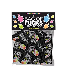 Bag Of Fucks I Have To Give Fruit Flavoured Lollies Bag