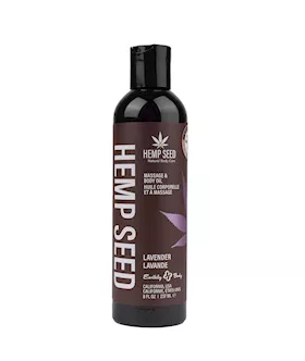 Hemp Seed Lavender Massage & Body Oil 237ml 