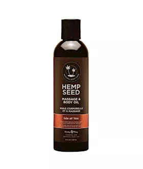 Hemp Seed Massage & Body Oil Isle Of You Coconut Water, Citrus & Vanilla Scented 237ml