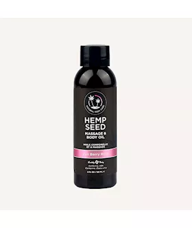 Hemp Seed Massage & Body Oil Zen Berry Rose Blackberry, Yellow Rose & Amber Scented 59ml