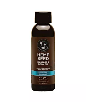 Hemp Seed Massage & Body Oil Sunsational Italian Bergamot, Juniper Berries & White Wood Scented 59ml