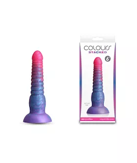 Colours Stacked 6 Dildo
