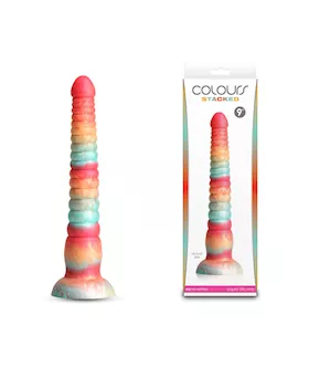 Colours Stacked 9 Dildo