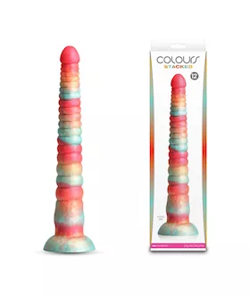 Colours Stacked 12 Dildo