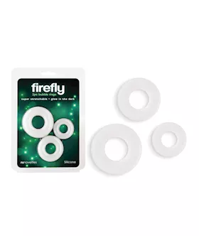 Firefly 3pc Bubble Cock Rings